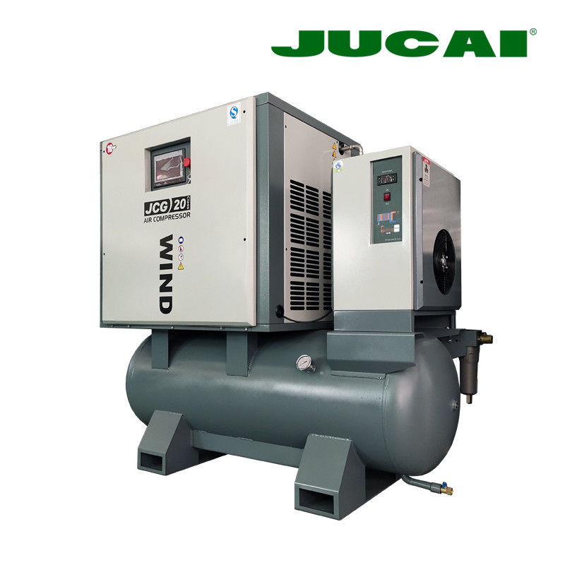 16 Bar 15kw 20Hp All In One Combined Screw Air Compressor With Dryer