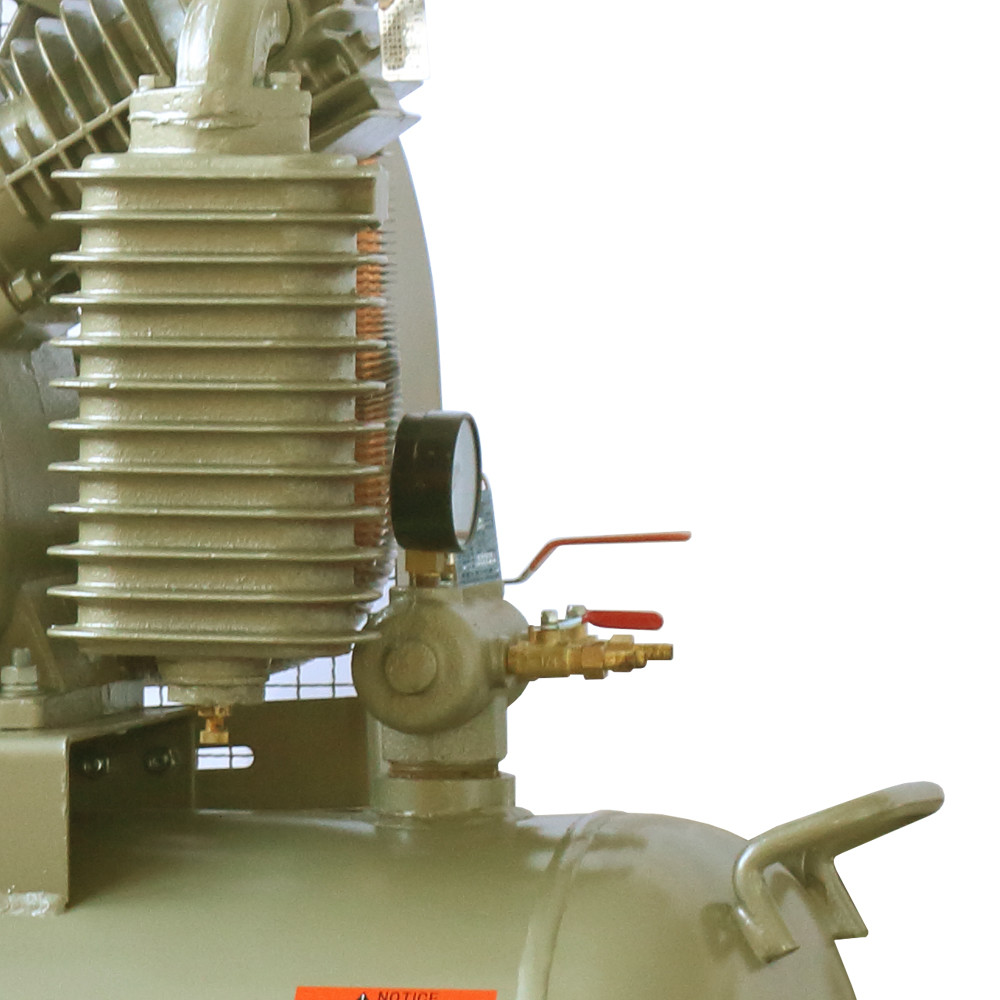 Belt Driven Oil Less Industrial Air Compressor Reciprocating Type 7.5hp 5.5kw 150l